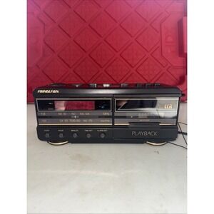 Soundesign Sound Design Cassette Clock Radio CCR vintage model no 3827 BLK AM FM